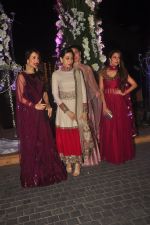 Karisma Kapoor, Kareena Kapoor, Amrita Arora, Malaika Arora Khan at Sangeet ceremony of Riddhi Malhotra and Tejas Talwalkar in J W Marriott, Mumbai on 13th Dec 2014